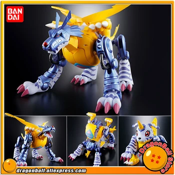 

Japan Anime "Digimon Adventure" Original BANDAI Tamashii Nations Digivolving Spirits 02 Action Figure - Metal Garurumon