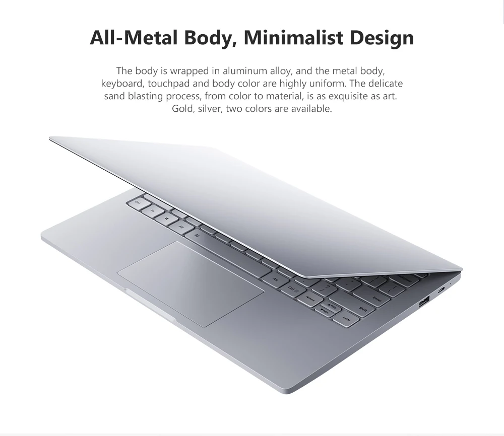 Xiaomi Mi ноутбук Air 12,5 ''Intel Core I5-8200Y/M3-8100Y двухъядерный ноутбук 4 Гб 256 ГБ Windows 10 1080P HD компьютер