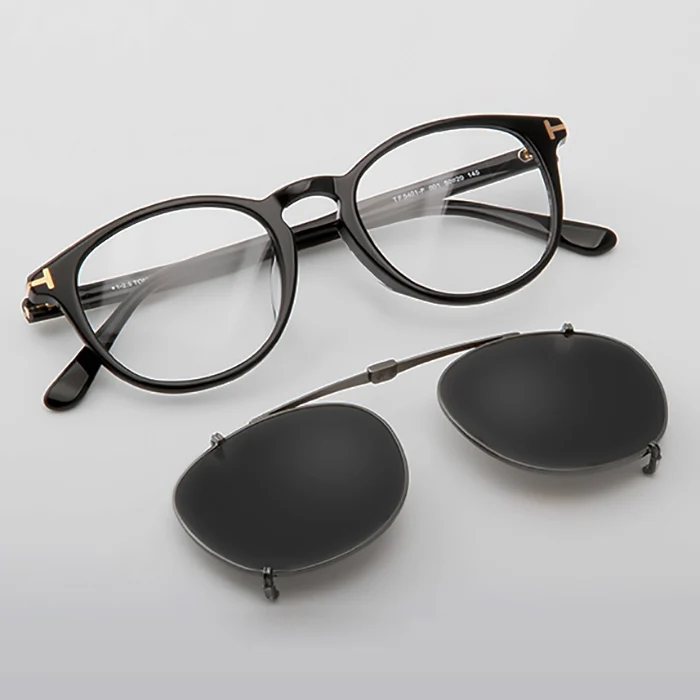 Acetate Optical eyeglass frame TOM Brand eyeglasses folding Clip on