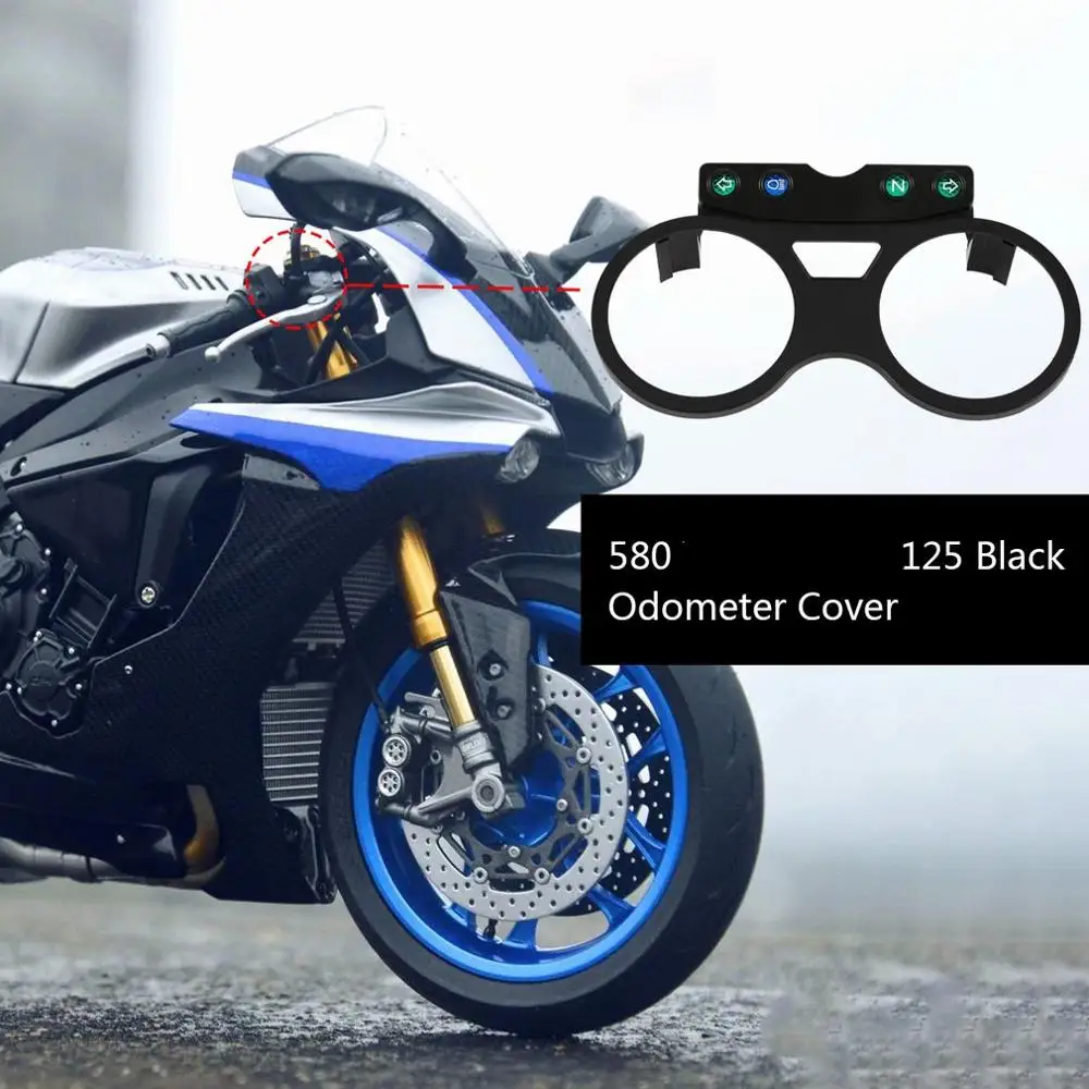 Мотоцикл спидометр черный одометр нижний спидометр для Yamaha Ybr 125 Ed 2005-2009 Abs пластик