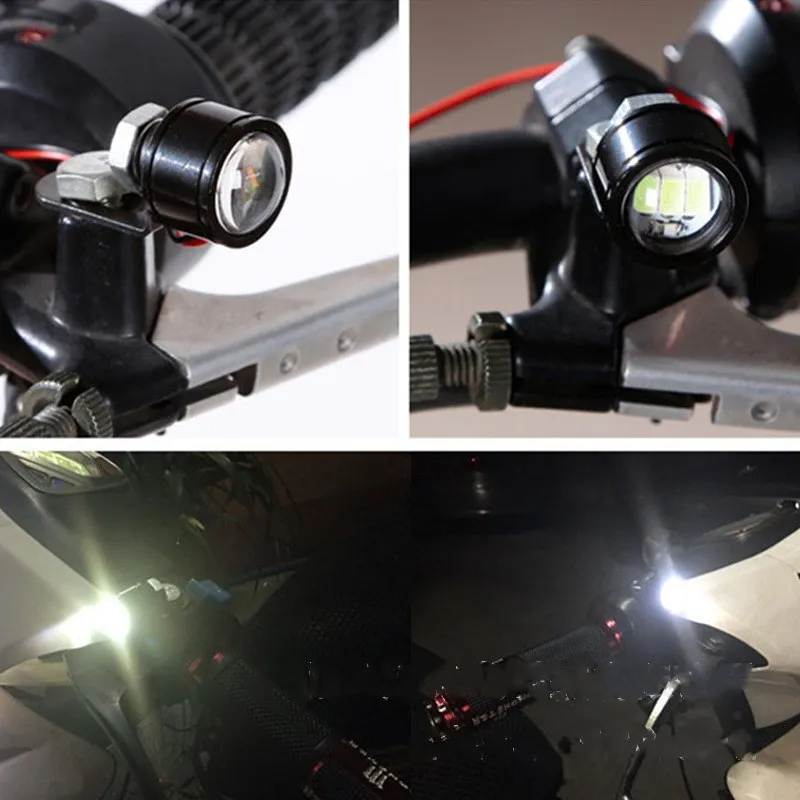 2 pcs of Factory Wholesale New Motorcycle LED Mirror Light 23MM Eagle Eye Super bight 2 pcs of Factory Wholesale New Motorcycle LED Mirror Light 23MM Eagle Eye Super bight