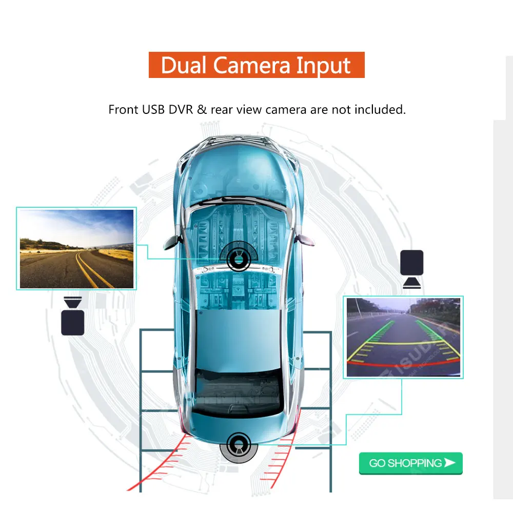 Discount Podofo 2 Din Android 7.1 Car Audio Car DVD Player GPS Navigation Multimedia player Autoradio For Golf/6/Golf/5/Passat Car Radio 4