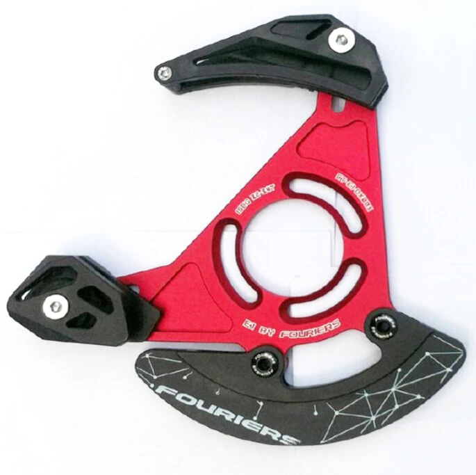 Bike Lightweight enclosed MTB chain guide and bash guard for 1x