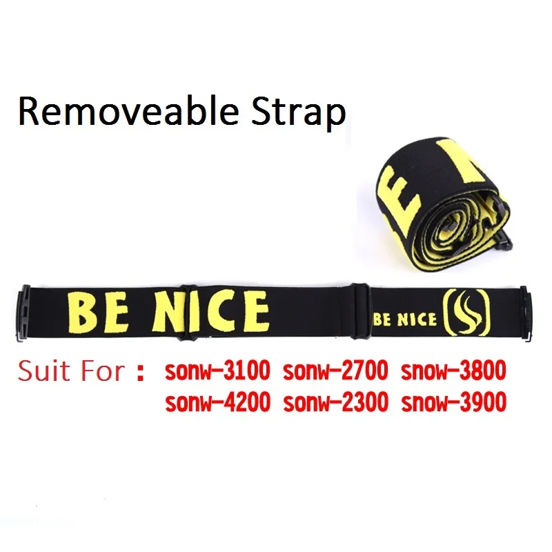 Prix pour Ski lunettes nouveau design amovible sangle réglable ski goggle sangle Prix pour Ski lunettes nouveau design amovible sangle réglable ski goggle sangle