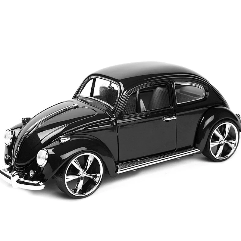 1:18 сплав ретро старый автомобиль VW Beetle Модель Коллекция декоративных автомобилей игрушки для детей Подарки Jsuny игрушка