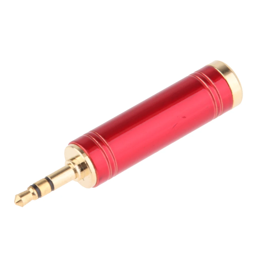 Gold Plated 3.5mm To 6.35 Mm Male To Female Stereo Jack Adapter 3.5mm to 6.35mm stereo adapters Connect audio devices 