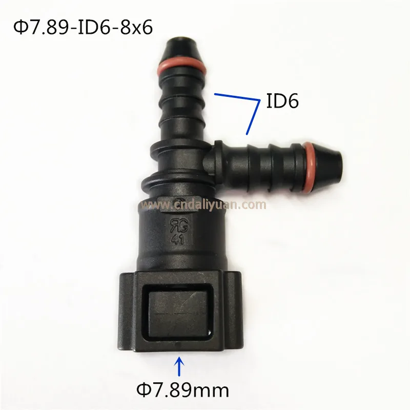 7.89 milímetros ID6 Tee conector de linha