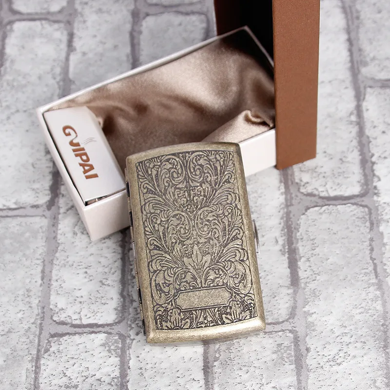  Men's Pocket Cigarette Box Personalized 12 Sticks Vintage Metal Constantine Cigarette Boxes Holders