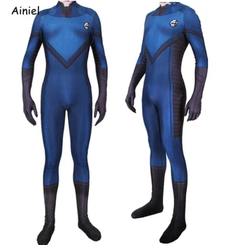 

Movie Fantastic Four Cosplay Costume Superhero Fantastic Four Suit Zentai Super HeroBodysuit Jumpsuits For Kid Adult Men and Boy