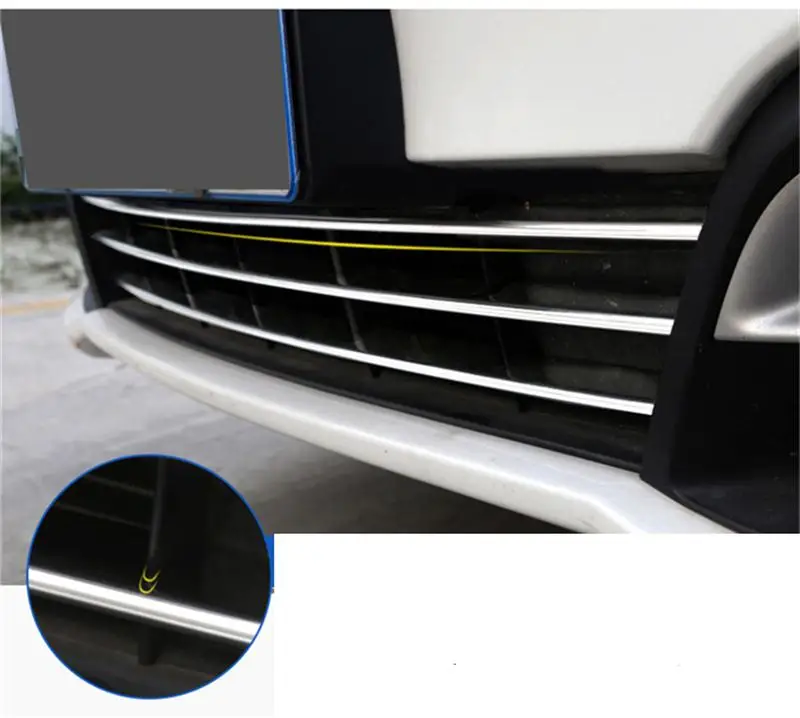 Автомобильный Стайлинг Передняя головка бампера губы Нижний Бампер Из Нержавеющей Стали рамы Чехлы наклейки Накладка для BMW 5 серии F10 авто аксессуары
