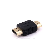 Цена по прейскуранту завода позолоченный HDMI к HDMI мужчин и мужчин муфта удлинители соединителей адаптер конвертер для ноутбук с HDTV проектор