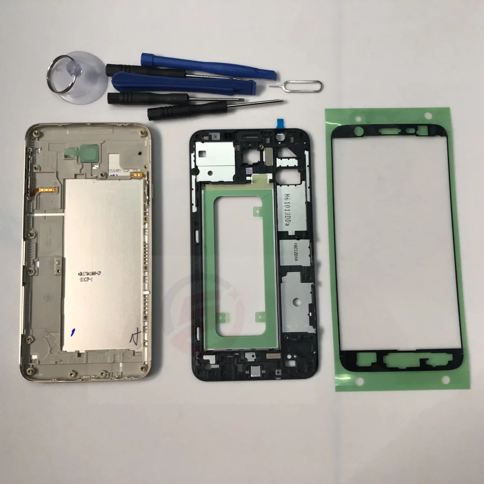 Задняя крышка батарейного отсека для Samsung Galaxy J7 Prime G610F G610 стеклянная корпуса j7 prime