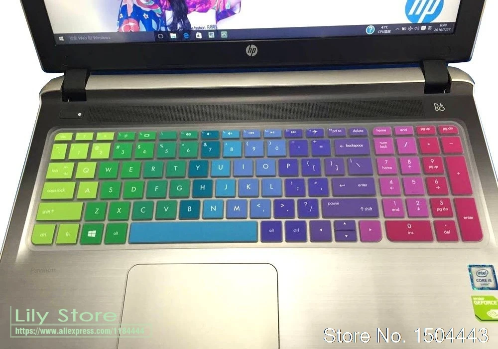 Гелевый защитный чехол для клавиатуры Hp Omen 17 17-W202La 17-W253Dx 3 17-W200Na 17-203Tx 17-210Nr 17-W204Tx