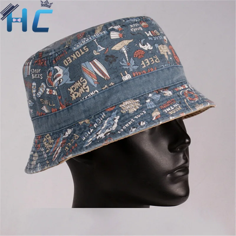 Denim Bucket Hats Wholesale