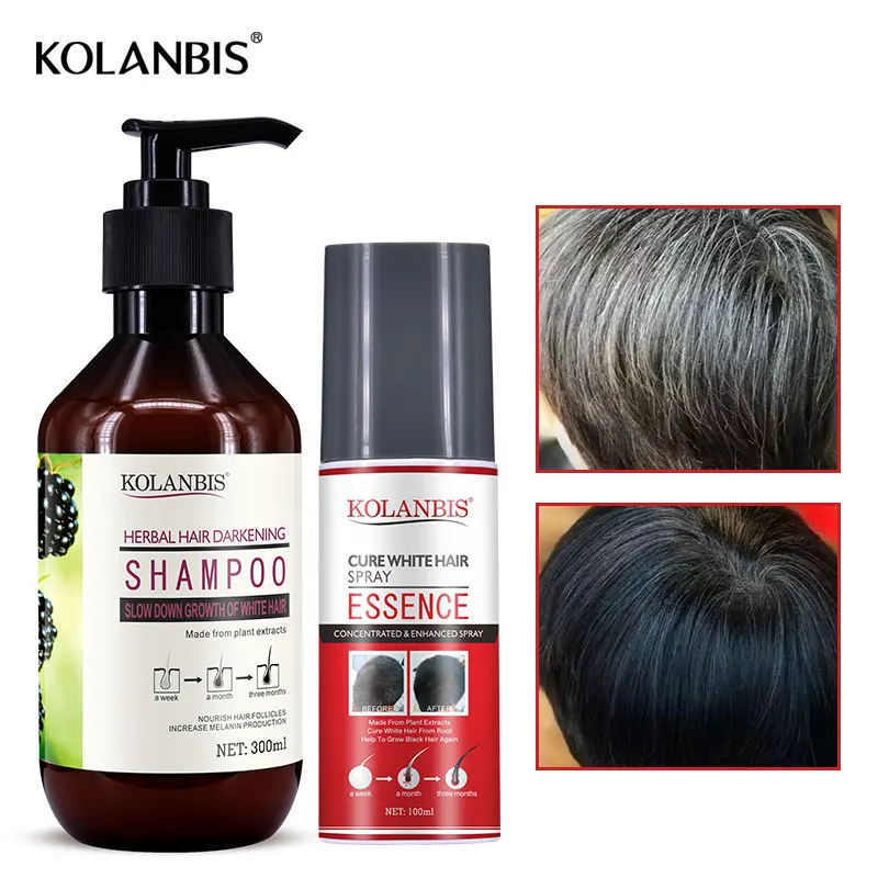 Pansly Herbal White Hair Treatment Spray Liquid 20ml Gray Hair
