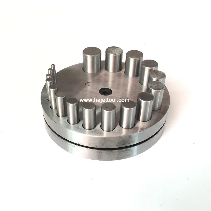 

Free shipping jewellery Tools Jewelers Disc Cutter with 17 pcs dies jewelry metal disc cutter