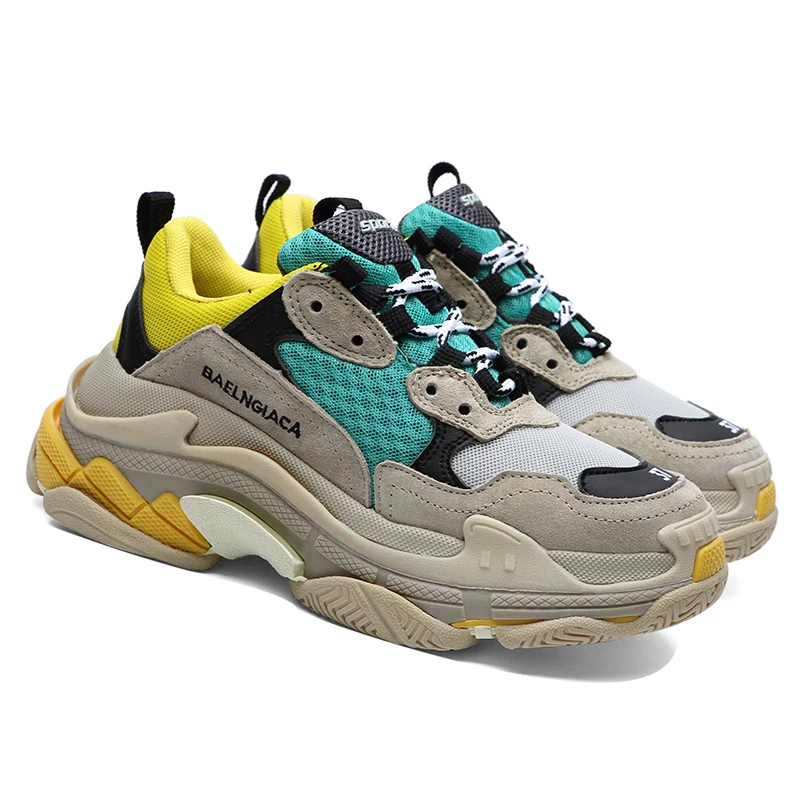 

New leopard horse hair fashion platform sports shoes female round head rivet tie thick-soled suede casual flat bottom ladies sho