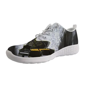 

Outdoor Wading Shoes holes on bottom Female Lace up Sneaker for Lady Girl Light Shoe Artist Painting Print Piano Music Shoes