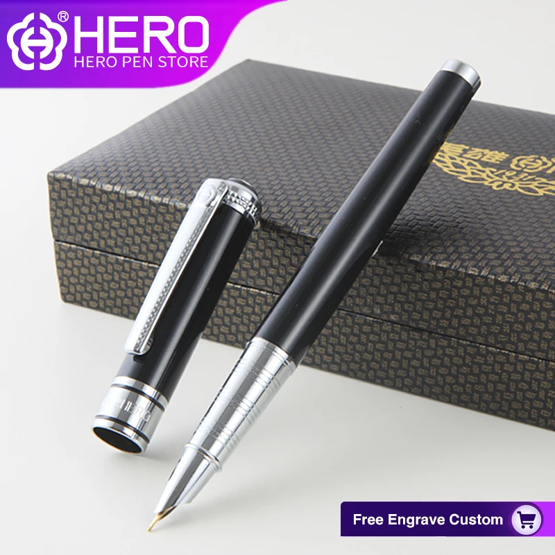 

Hero Fountain Pens Ink Original Authentic Writing Supplies Iraurita 0.5mm High-end Gift Box Smooth Writing Pens for School