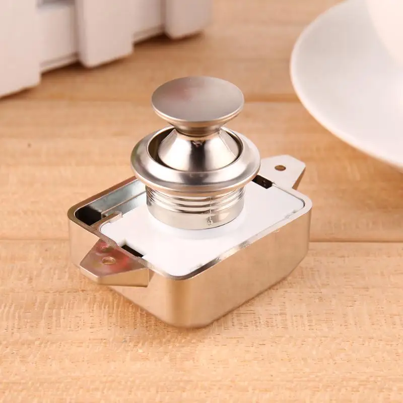 Pop-Out Push Button Coat Hook For Camper Vans, Caravans, Boats & Cupboards