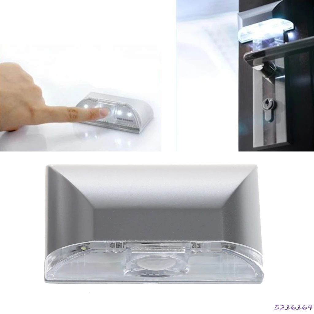 

PIR Infrared IR Wireless Auto Sensor Motion Detector Keyhole Light 4 LED Lamp-43#