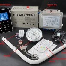Роскошная Паровая Душевая система управления спа-Сауной с 3 кВт 110 В Пароварка GD-9011