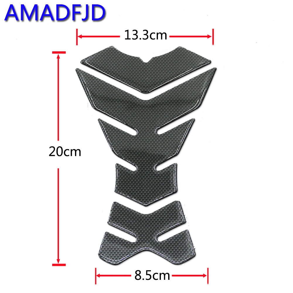 AMADFJD 3D мотоциклетные Стикеры углеродного волокна Tankpad Стикеры s на бак мотоцикла Pad велосипед ямы протектор мотоцикл Стикеры наклейки