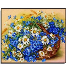 Цветочная композиция Diy 5D алмазные картины цветок вышивка крестиком Алмазная вышивка Настенная Наклейка со стразами ваза фото на заказ