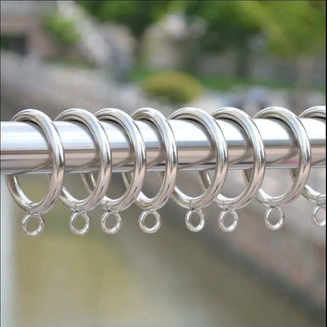 Curtains Ideas curtain rod and rings : 45*45 mm Curtain Hook Roman Rings 100% Metal Curtain Rod Hook ...