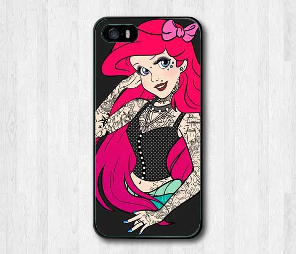 В стиле панк Принцесса Жасмин защитный жесткий чехол для телефона PC iPhone 4 4S 5 5S SE 5C 6