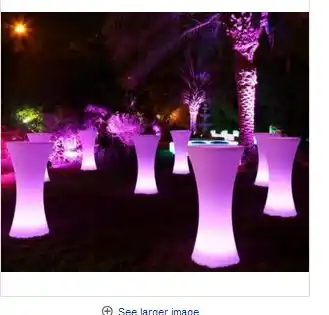 diy light up cocktail table