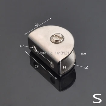 

free shipping S stainless steel glass clamp door hardware Glass fixed glass sandwich plate holder bracket furniture stand part