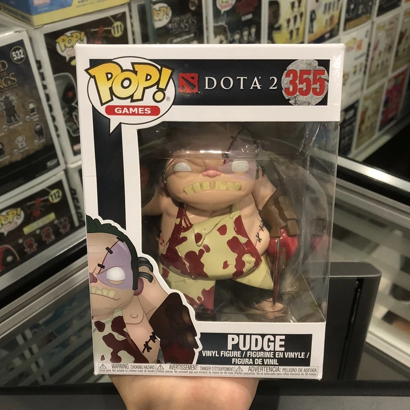

Official Funko pop Games: Dota 2 - Pudge with Cleaver #355 Vinyl Action Figure Collectible Model Toy with Original box