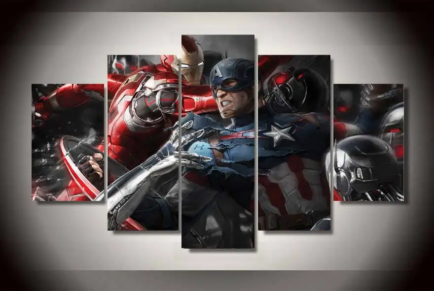 2016 Rushed Revenge Alliance Comics Painting on ca...