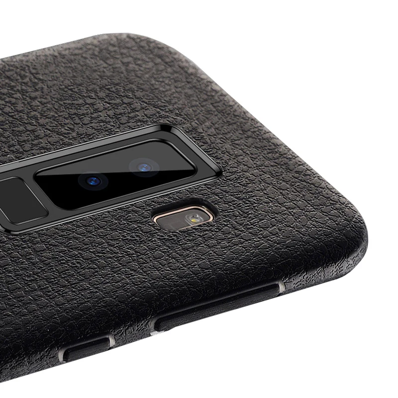 MLLSE Ultra Thin Leather Skin TPU Phone Cover For Galaxy S9 Plus Business Style Case For SAMSUNG S8 S8+ Note 8 Back Protector (13)