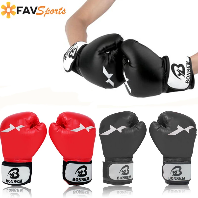 

FAVSPORTS Professional Adult Boxing Muay Thai Training Boxing Gloves for Gym Sports Muay Thai MMA Boxing Training Gloves