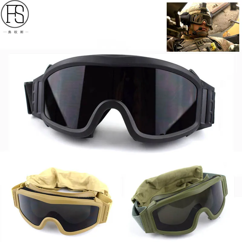 Тактические армейские защитные очки военные Oculos страйкбол очки Пейнтбол Очки для стрельбы мотоцикл Wargame ветрозащитные защитные очки