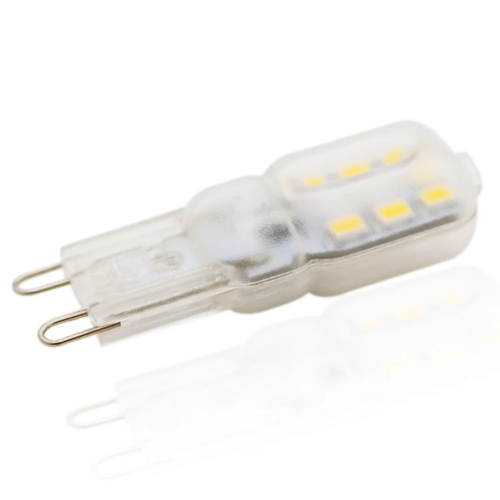 10X Mini G9 SMD2835 светодиодный светильник туры 1,5 Вт 220 В светодиодная лампочка-кукуруза лампа хрустальная люстра G9 лампа замена галогенная 15 Вт 20 Вт