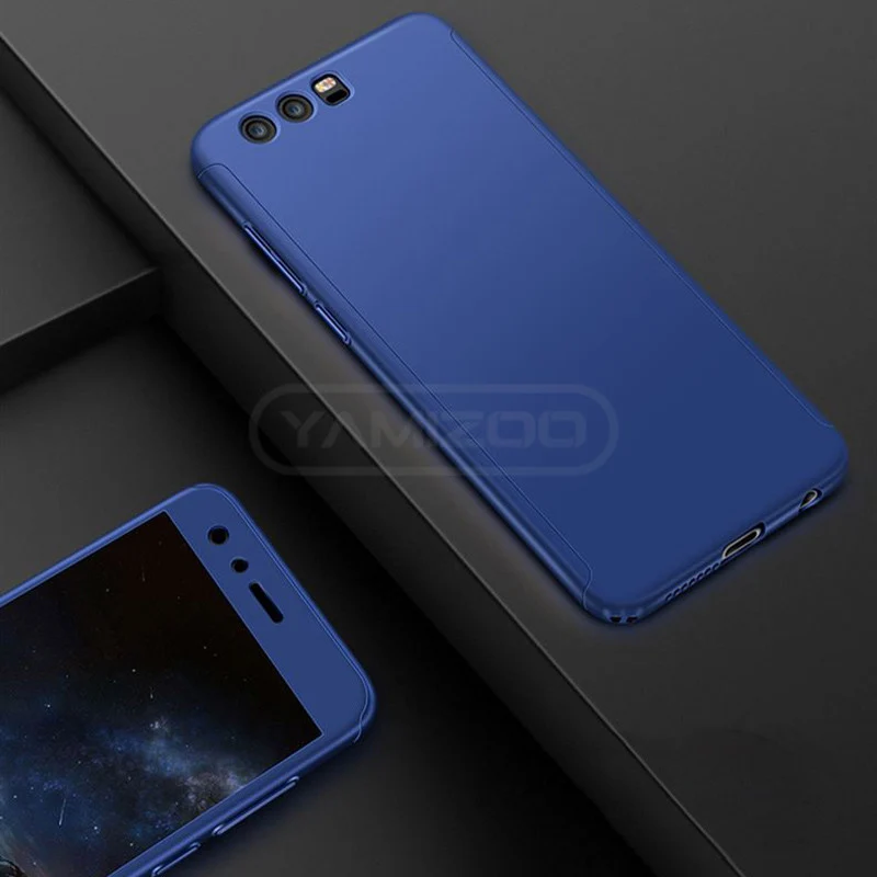 YAMIZOO Case For Huawei Honor 9 8 Lite 360 Full Cover Hard Capa Phone Case For Huawei Honor 9 8 Lite Protective Glass Case Cover (3)