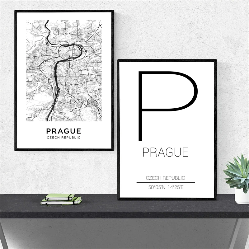 Coordinates City Poster