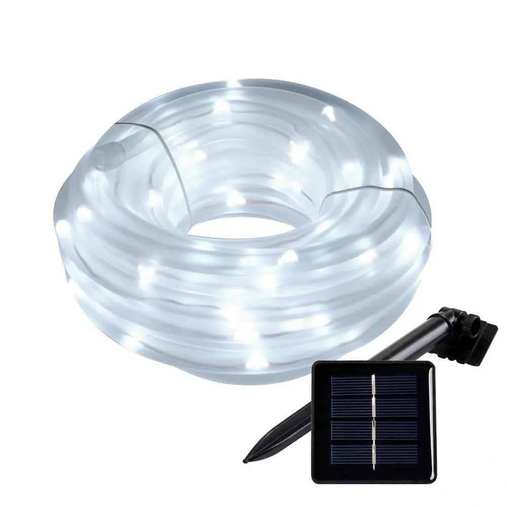 AKDSteel 10M Solar Rope Lights 100 LED Waterproof Outdoor Decoration