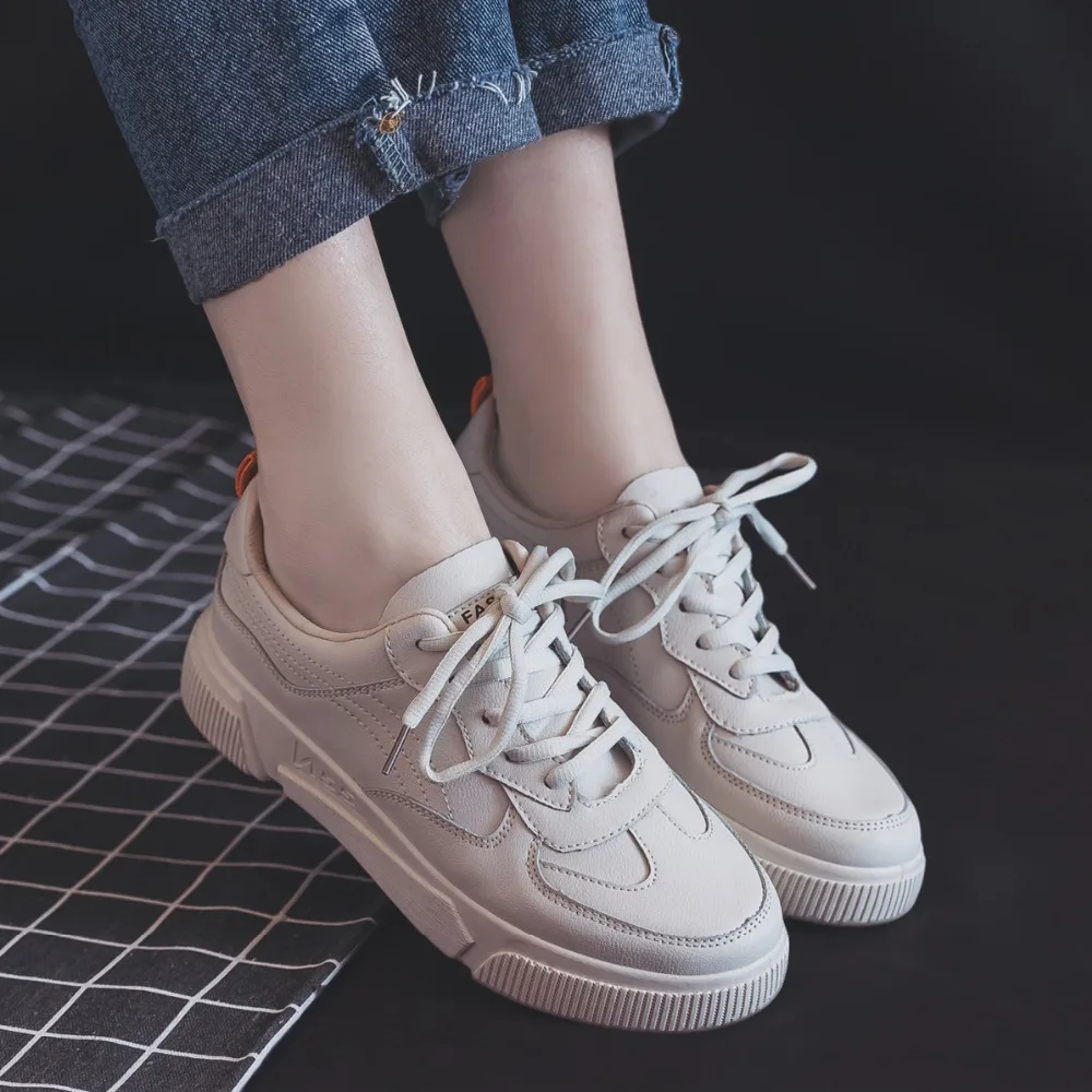 New Spring Women Sneakers Fashion Casual Shoes Woman Comfortable Breathable Flats Female Platform Sneakers Chaussure Femme