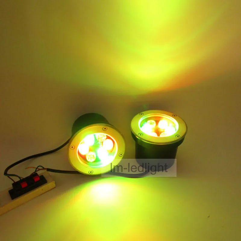 

12V outdoor floor lighting 6W dia150mm step lights warm / netural / cold white RGB pink blue LED underground light 4pcs