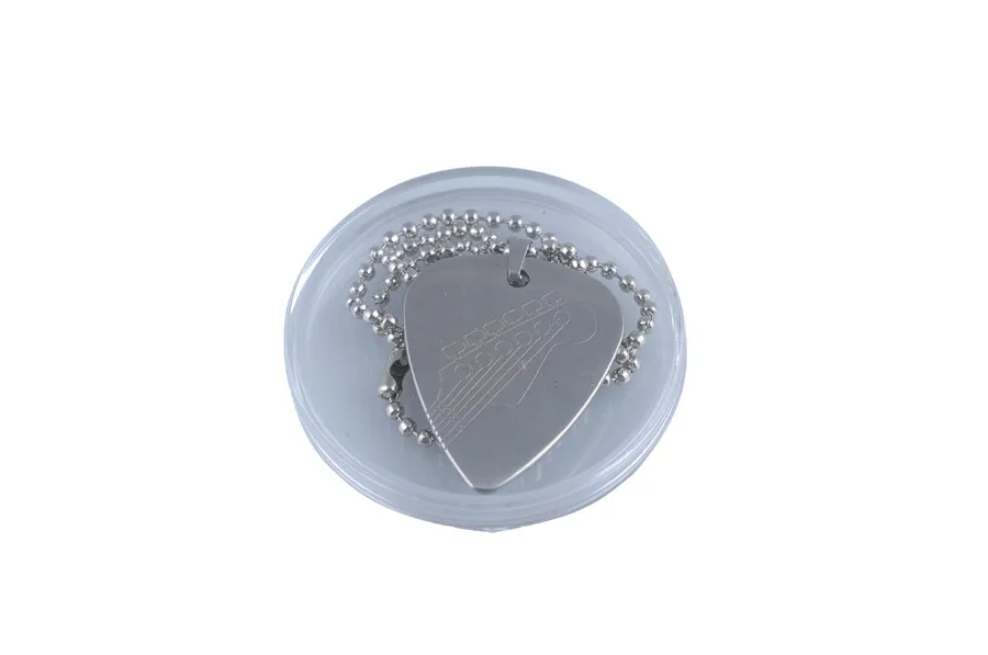 1.2mm Fashion Cool Metal Necklace Guitar Pick For Acoustic Classic Electric Guitar Alloy Music Picks Plectrum (8)