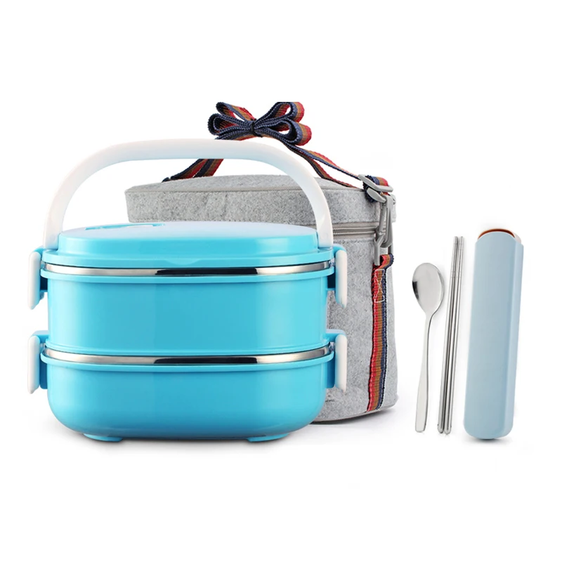 Excellent Stainless Steel font b Lunch b font Box Japanese Style Portable Thermal Thermos Bento Boxs