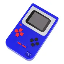 New Children Tetris Handheld Game Console Portable Mini Game White, Red, Green, Blue Handheld Toys