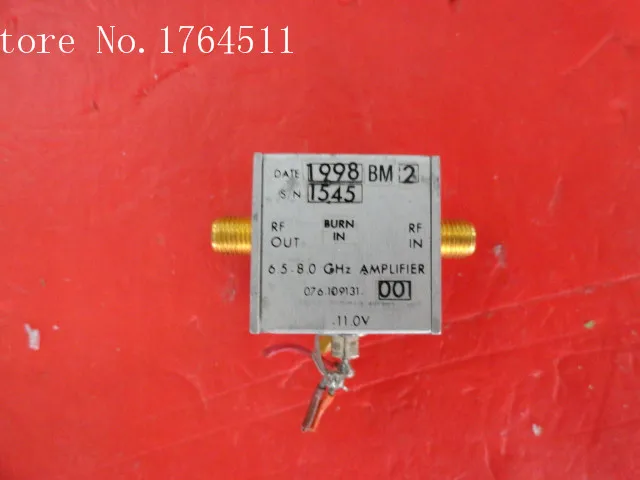 

[BELLA] 076-109131-00 6.5-8GHZ 11V SMA supply amplifier