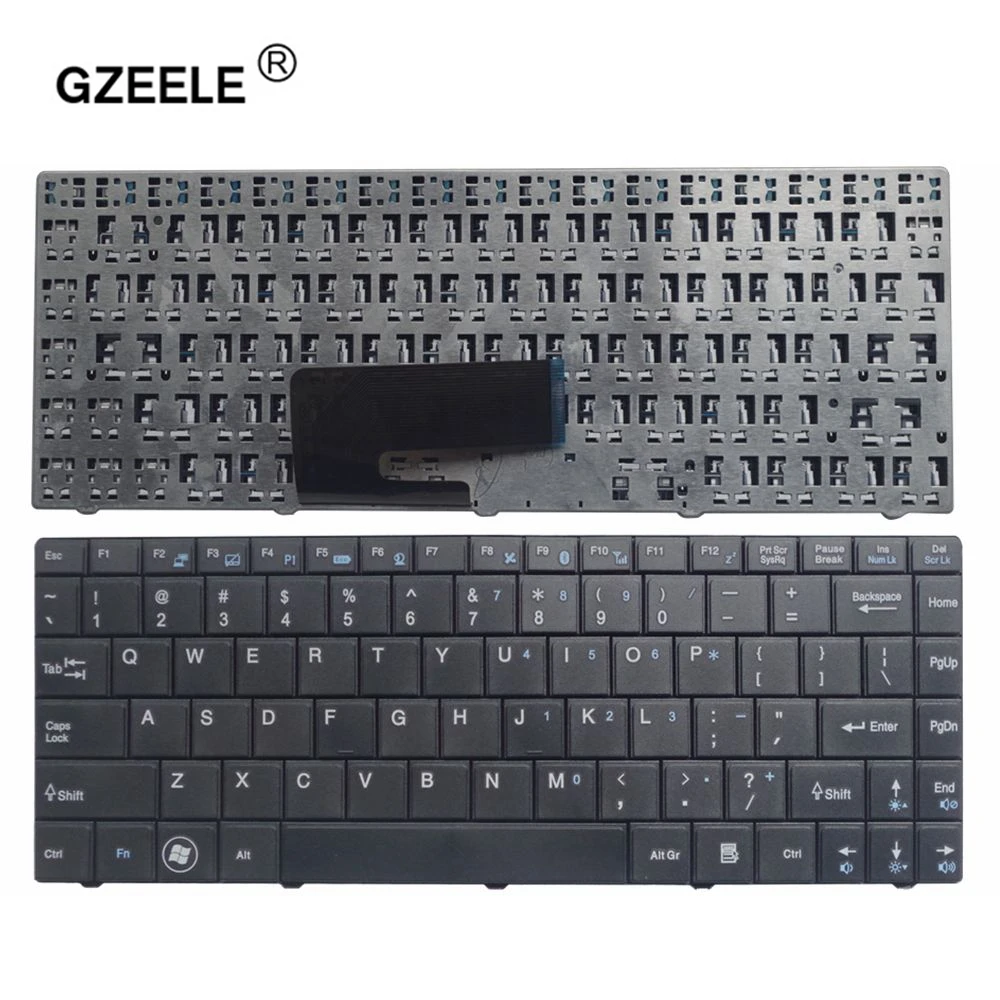 

GZEELE US laptop keyboard for MSI EX400, X-Slim X300 X320 X330 X340 X400 X410 X430 Wind U200 U210 U230 U250 U270 E1312 E1313 new