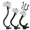 Flexible Gooseneck Monopod with Clamp for Gopro SJcam Cameras Selfie Stick Mount Holder for Iphone Xiaomi Huawei Samsung Phones