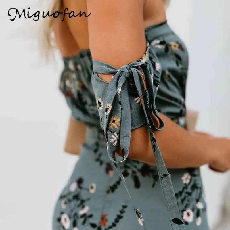 Miguofan, макси платье, женское, с открытыми плечами, с вырезом лодочкой, с принтом, летние платья, вечерние, женская одежда,, длинное платье размера плюс